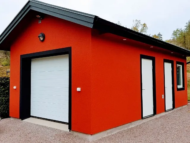 Rött garage 